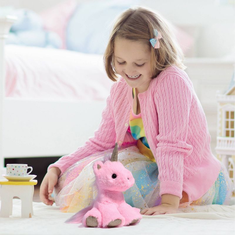 FAO Schwarz Toy Plush Baby Unicorn 6&#34; - PinkGold (Target Exclusive), 3 of 13
