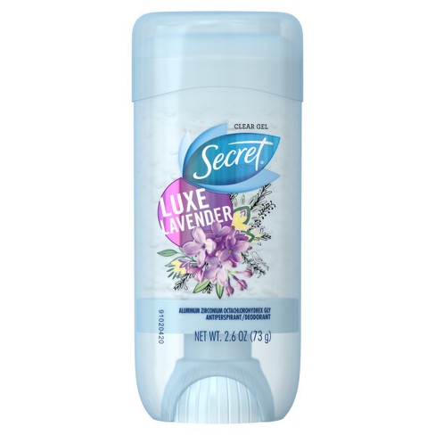 secret luxe lavender deodorant gel clear antiperspirant fresh target