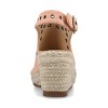 Journee Women's Crisie Espadrille Wedge Sandals - 3 of 4
