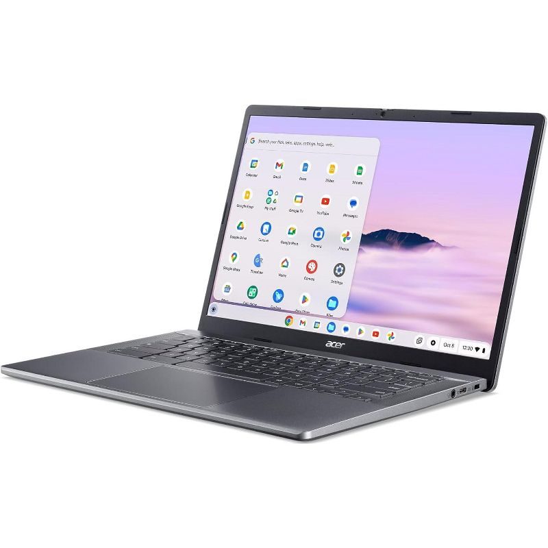 Acer Chromebook Plus 514 14” WUXGA Touchscreen Laptop, AMD Ryzen 3-7320C, 8GB RAM, 256GB SSD, Chrome OS, 3 of 8