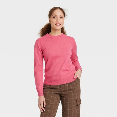 A New Day Sweater Vest Size XL Hot Pink V-neck NwT Split Side