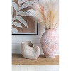 Okak Sand and Cement Conch Shell Planter with Textured, Flower Pots for Indoor Outdoor Decorative Plants - 3 of 4