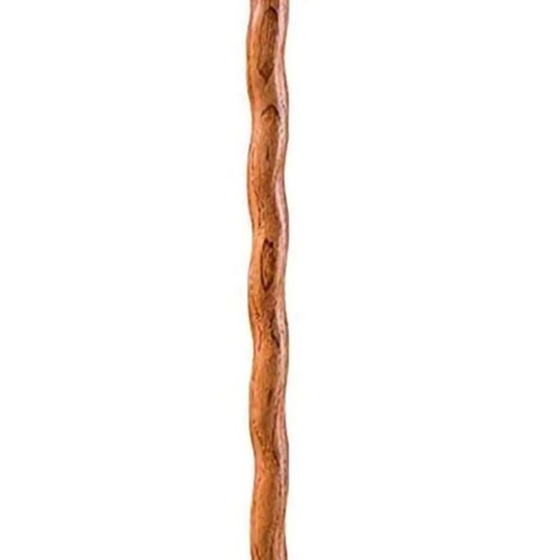 Brazos Twisted Fitness Walker Red Wood Walking Stick 58 Inch Height, 4 of 7