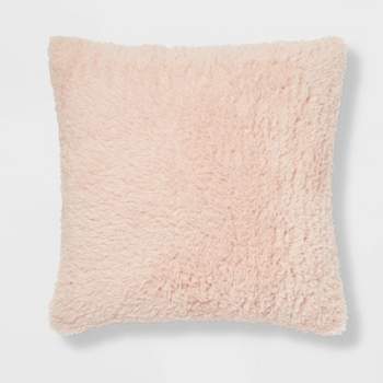 Faux Shearling Square Pillow - Room Essentials™