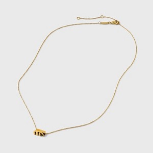 Tiny Tags 14K Gold Ion Plated Mama Bear Chain Necklace - Gold - 1 of 4
