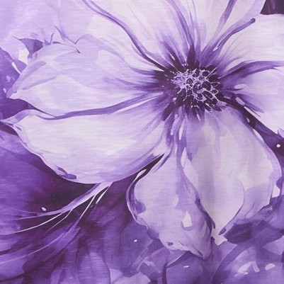 purple orchid watercolor