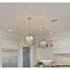Maxim Lighting Orbit 3 - Light Chandelier in  Anthracite/Polished Nickel - 4 of 4
