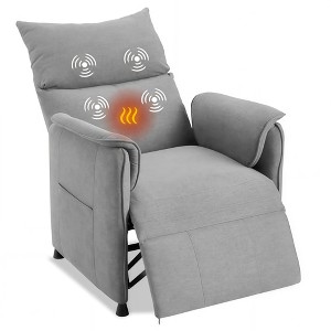 GustoWave Power Recliner Chair with Massage and Heat, Adjustable Single Recliners Sofa, Home Theater Seating ＆Armchair - 1 of 4