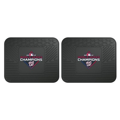 MLB Washington Nationals Vinyl Utility Mat Set - 2pc