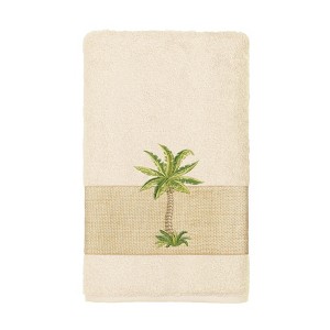 Linum Home Textiles 100% Turkish Cotton COLTON Embellished Towel Set - 1 of 2