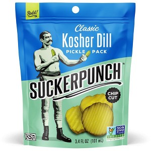 SuckerPunch Classic Dill Pickle Chips 3.4 fl oz - 1 of 1
