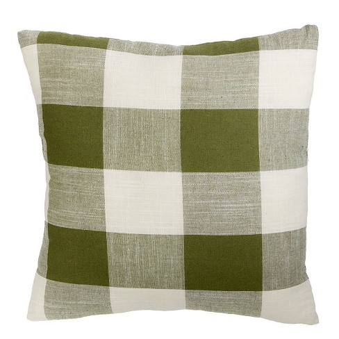 The Lakeside Collection Buffalo Check Decorative Pillows Olive Target