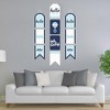Big Dot of Happiness Hello Little One - Blue and Silver - Hanging Vertical Paper Door Banners - Boy Baby Shower Wall Decor Kit - Indoor Door Decor - 2 of 4