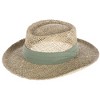 Kenny K Men's Twisted Seagrass Gambler Hat with Pleated Band - 3 of 4