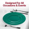 Smarty Had A Party Solid Green Holiday Plastic Wedding Set - 30 Sets - 2 of 4