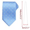 INSPIRE CHIC Men's Adjustable Regular Fit Satin Necktie - 2 of 4