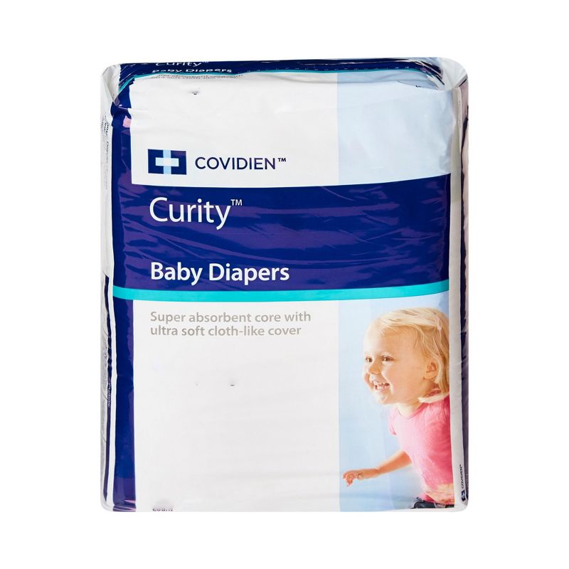 Curity Baby Diapers with Tabs, Super Absorbent, 3 of 5