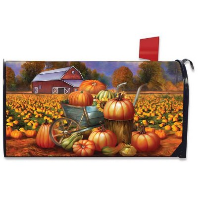 Briarwood Lane Mailbox Cover  - Standard Size - Pumpkin Farm Fall For Fall Mailbox Cover