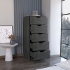 NicBex 5 Drawers Narrow Dresser,Slim Storage Chest of Drawers with Cutout Handle for Bedroom,Living Room,Entryway,Hallway - 2 of 4