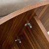 Sapphtopaz Modern Round Coffee Table with Veneer Versatile Center Table with Durable Thick Tabletop Minimalism Coffee Bar for Living Room,Office - 4 of 4