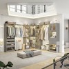 Aheaplus 100" × 100" Closet System wth Door and Wooden Drawers(Adjustable Width) - 2 of 4