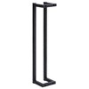 vidaXL Towel Rack Black Iron 4.9 x 4.9 x 23.6 in Wall Mounted - 4 of 4