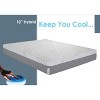NicBex 10 Inch Medium Cooling Gel Memory Foam Mattress with Removable Cover for a Cool Sleep,Fiberglass Free,White+Gray - 3 of 4