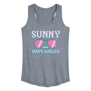 Women's - Barbie - Sunny Days Ahead Graphic Racerback Tank - 1 of 4