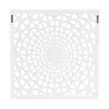 Traditional Wood Floral Handmade Intricately Carved Wall Decor with Mandala Design Brown - Olivia & May: Artisan-Crafted, Textural, Home Accent - 3 of 4