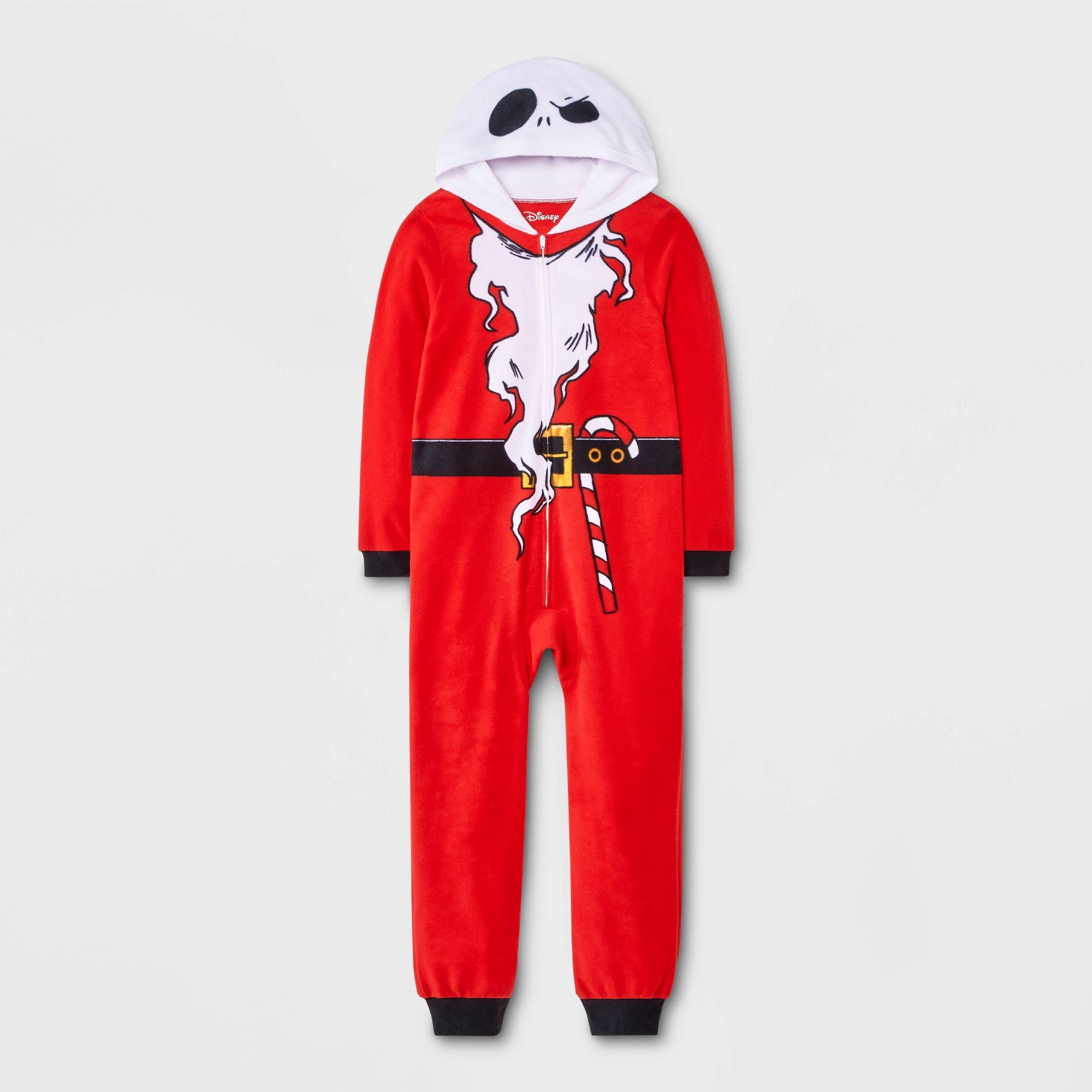 Boys' The Nightmare Before Christmas Jack Skellington Long Sleeve Union Suit - Red
