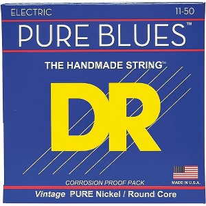DR Strings PHR11 Pure Blues Nickel Heavy Electric Guitar Strings - 1 of 3