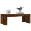 vidaXL Coffee Table Smoked Oak Engineered Wood Medium Minimalistic - 2 of 4