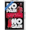 Trends International Michael Jordan - No Pain No Gain Framed Wall Poster Prints - 3 of 4