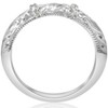 Pompeii3 1/20ct Vintage Diamond Wedding Band 950 Platinum - 3 of 4