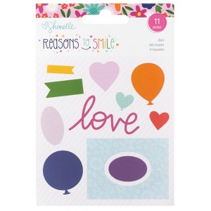 Shimelle Reasons To Smile Metal Die Set-8/Pkg - 1 of 4
