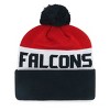 NFL Atlanta Falcons Margin Knit Beanie: Sports Team Logo, Adult One Size - 2 of 2