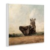 Stupell Industries Bear Holding Paws Watching Sunset Wall Plaque Art - 2 of 4