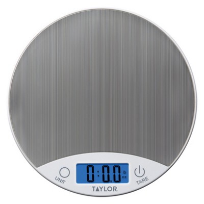 Taylor Digital 11lb Food Scale - White/Stainless