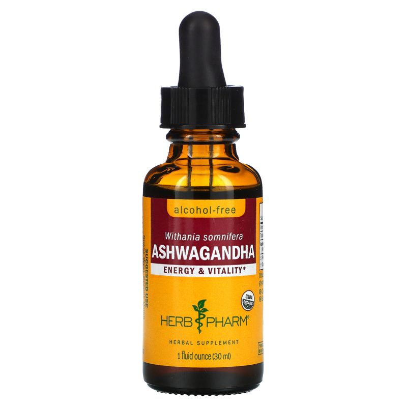 Herb Pharm Ashwagandha, Alcohol-free, 1 fl oz (30 ml), 1 of 3
