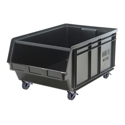 Quantum Storage Systems Magnum Bin, Mobile, 29"L X 18-3/8"W X 14-7/8"H, 150 Lbs. Stack Capacity