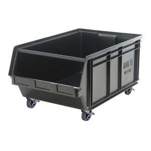 Quantum Storage Systems Magnum Bin, Mobile, 29"L X 18-3/8"W X 14-7/8"H, 150 Lbs. Stack Capacity - 1 of 2