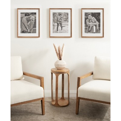 Adlynn Brown Rectangular Plastic Gallery Wall Frame Set