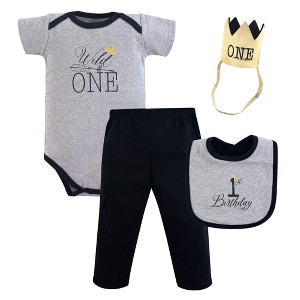 Hudson Baby Infant Boy Birthday Boxed Giftset, Wild One, 12-18 Months - 1 of 1