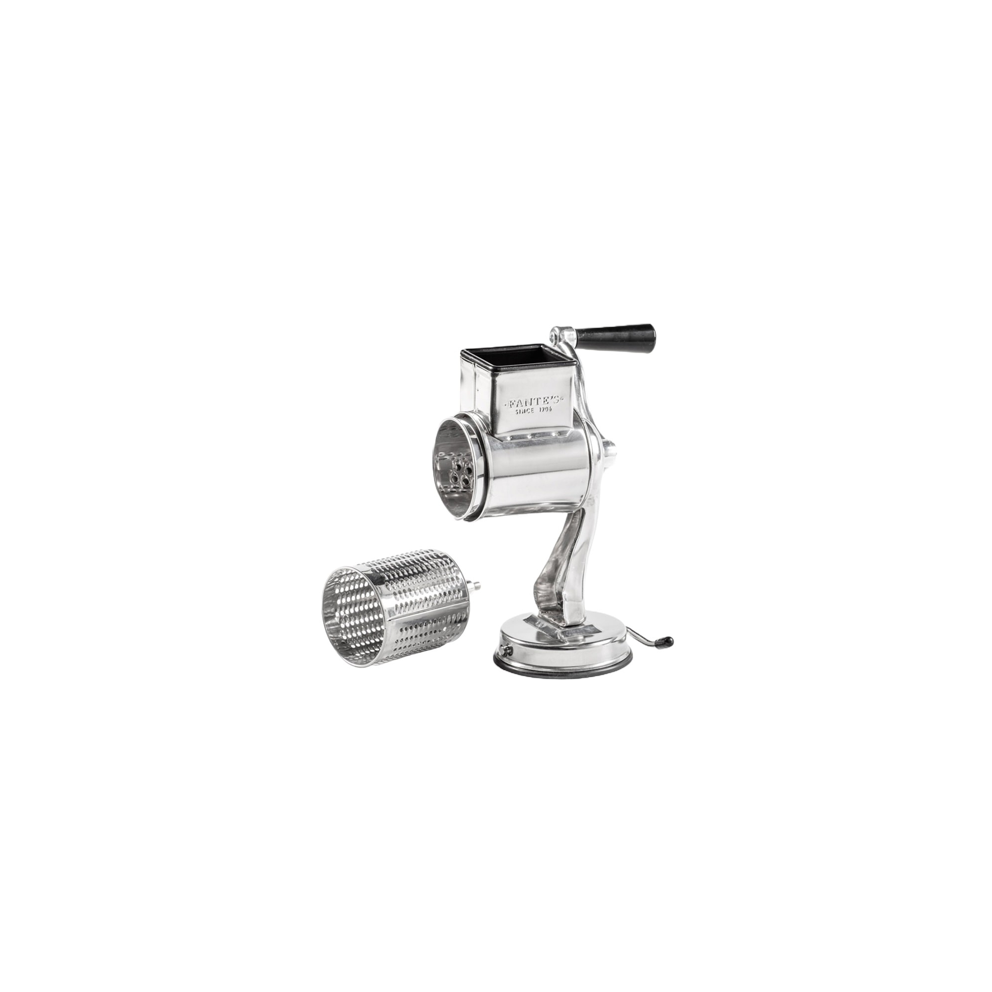 Fante's Tabletop Cheese and Chocolate Fine or Coarse Grater Suction Cup Base