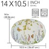 Certified International 10.5" Easter Meadow Oval Platter - 3 of 4