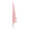 vidaXL - Slim Half Christmas Tree with Stand, Lifelike PVC Material, Economical Reusable Design - 3 of 4