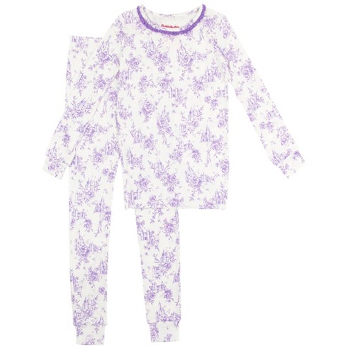 Vintage Rose Bamboo Waffle Zipper Ruffle One-Piece Footie | Caden Lane