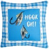 The Lakeside Collection Fishing Themed Embroidered Accent Pillows - 4 of 4