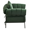 Upholstered Comfy Reading Chair, Modern Velvet Accent Chair with Soft Cushion - 4 of 4