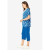 Woman Within Plus Size 2-Piece Tunic And Capri Set - 4 of 4